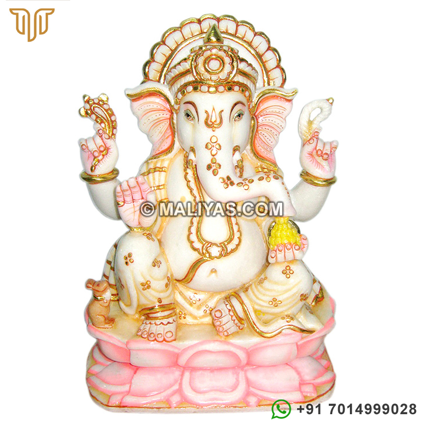Marble ganesha statue online marble ganesh murti online shopping