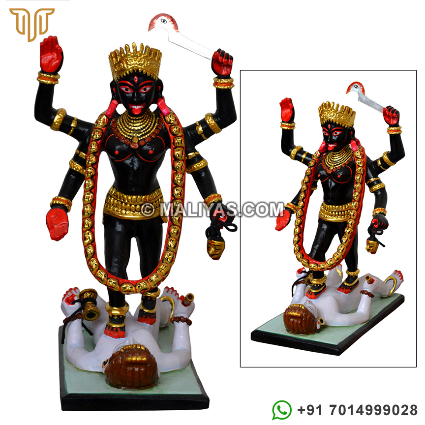 Black Dakshineswar Kali Maa Statue