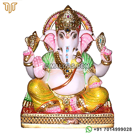 Classic Ganesha deity made of Marble stone