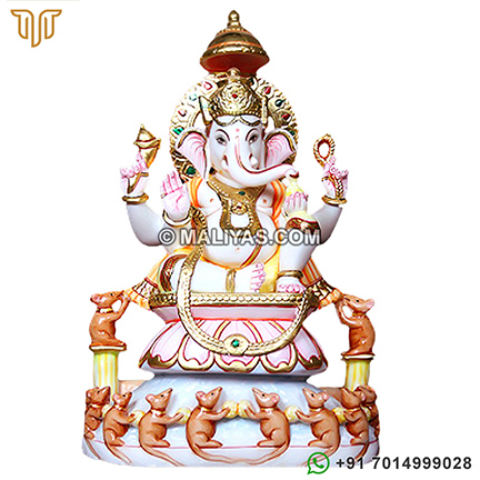 Exclusively Designed and Carved Ganesh statues