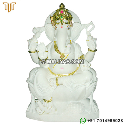 Ganesh Marble deity