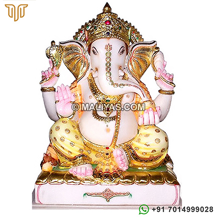 Ganesh Statue carved from jaipur