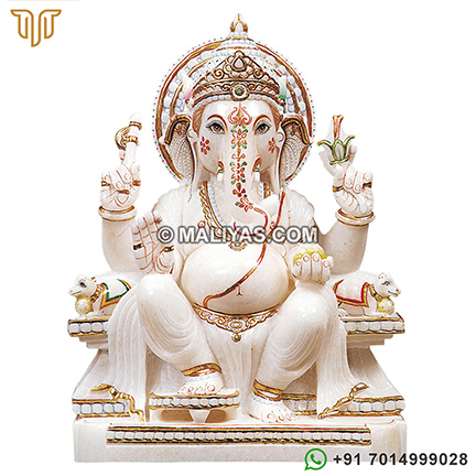 Ganesh Statue from Makrana Marble
