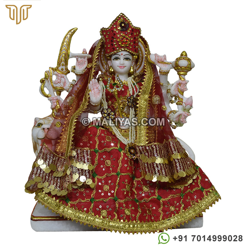 Goddess Durga With Shringar