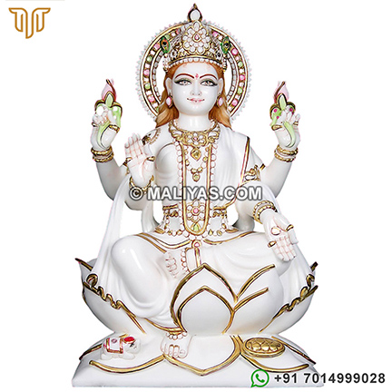 Goddess Lakshmi Ji from Makrana Marble
