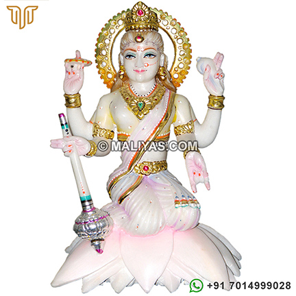Laxmi ji Goddess Statue from Marble