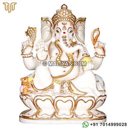 Lord Ganesh Statue from Marble