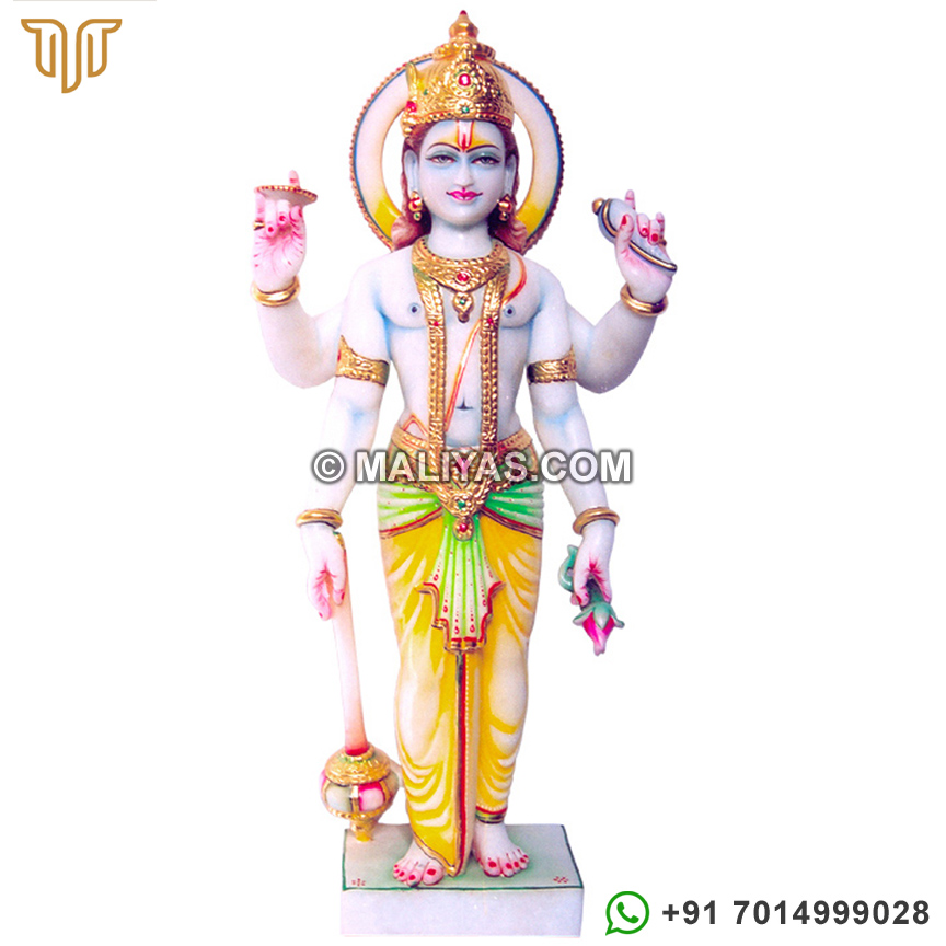 Lord Narayan from Marble Stone