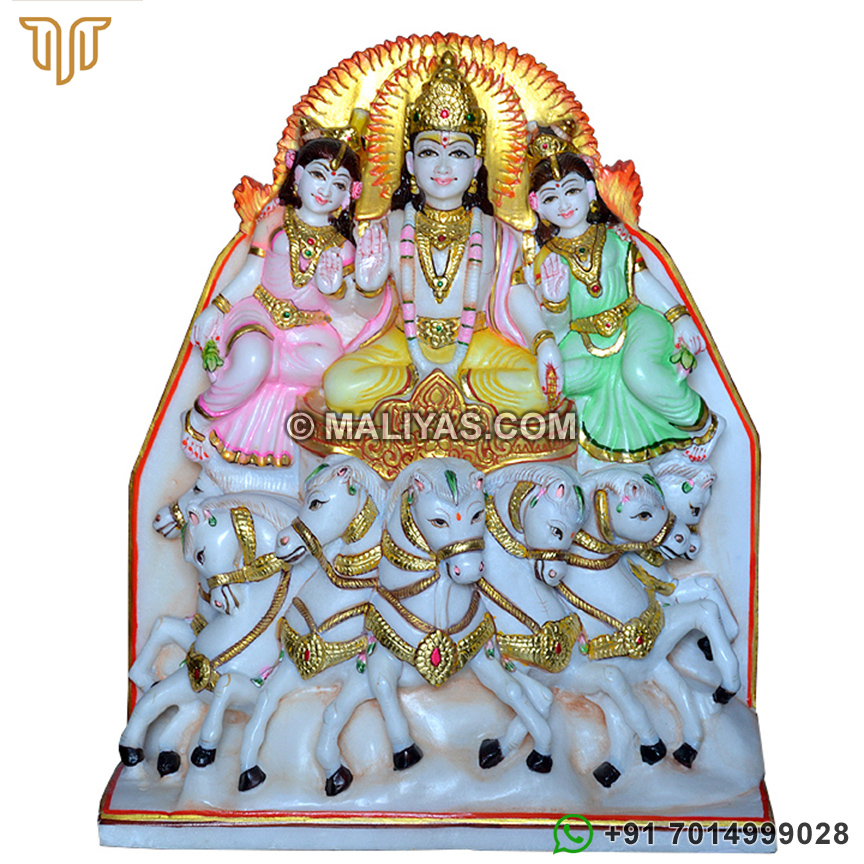 Lord Surya bhagavan With his Wives