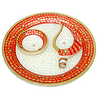 marble thali from marble