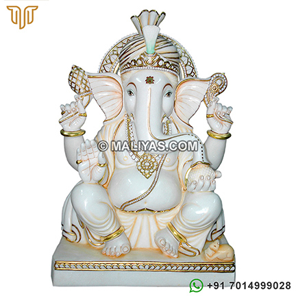 Marble Ganesha Idols Statue