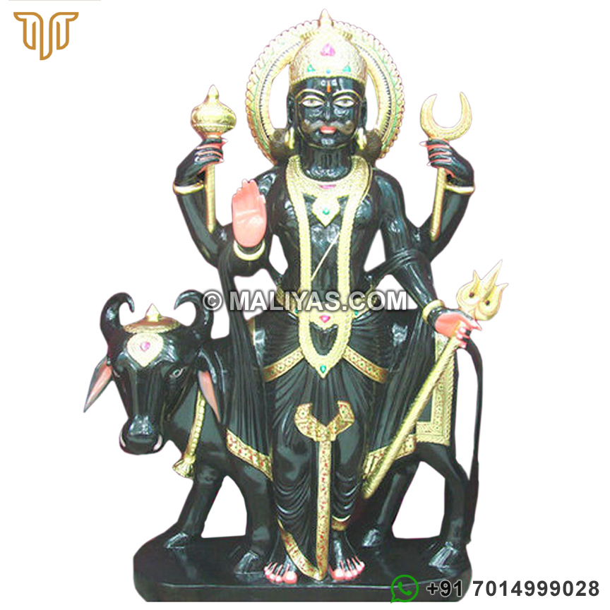 Marble Shanidev Moorti for Temple