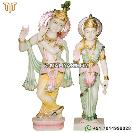 Marble Statue of Lord Radha Krishna