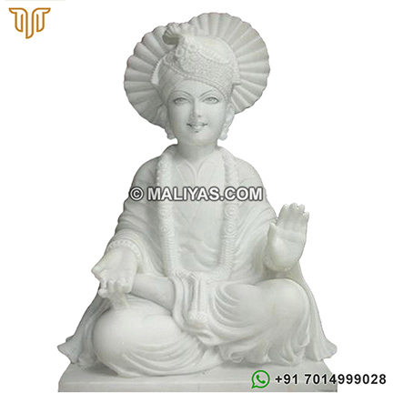 Marble Swami Narayan Statue