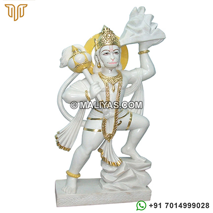 Marble hanuman Statue from makrana marble