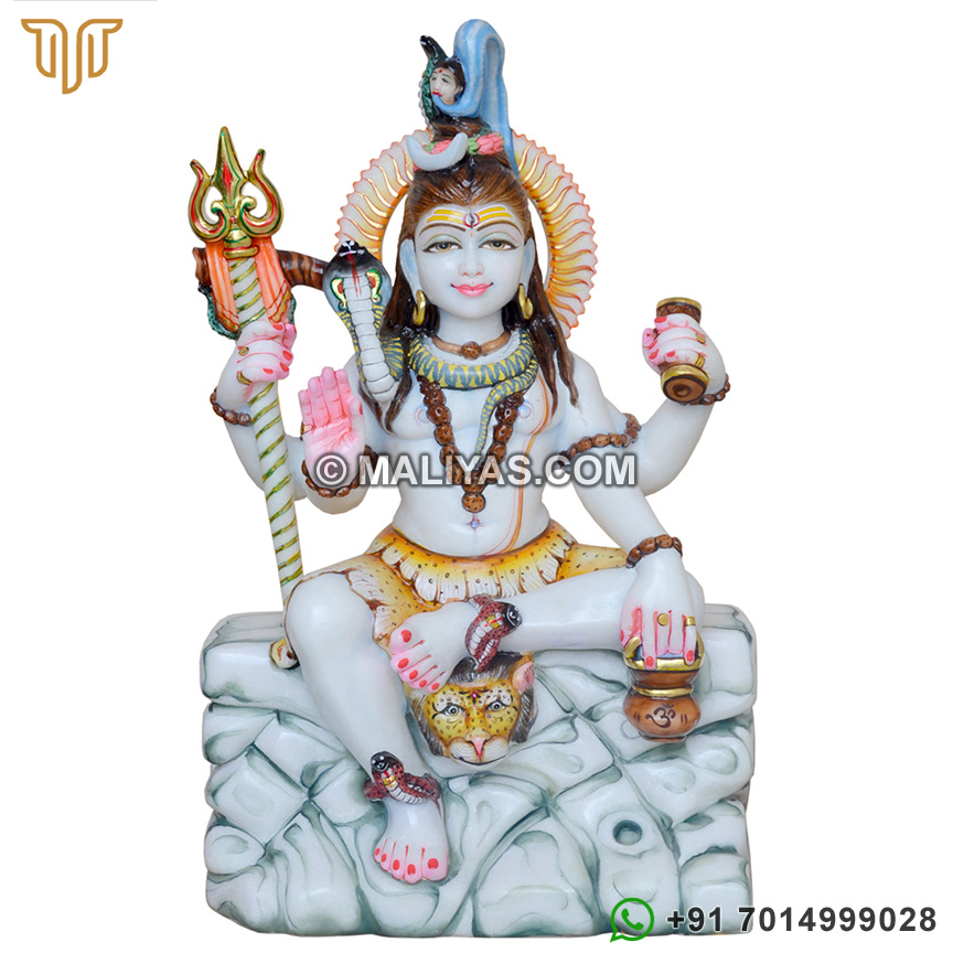 Marble shiva Statue for temple