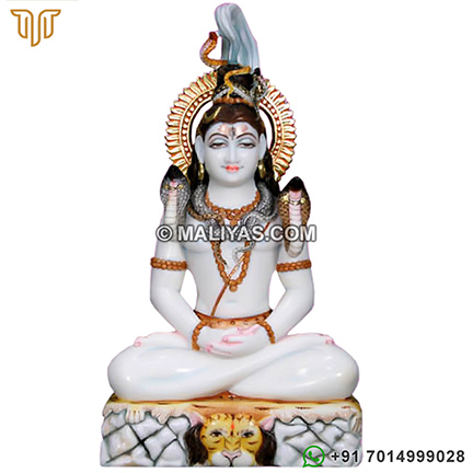 Marble shiva Statue for temple
