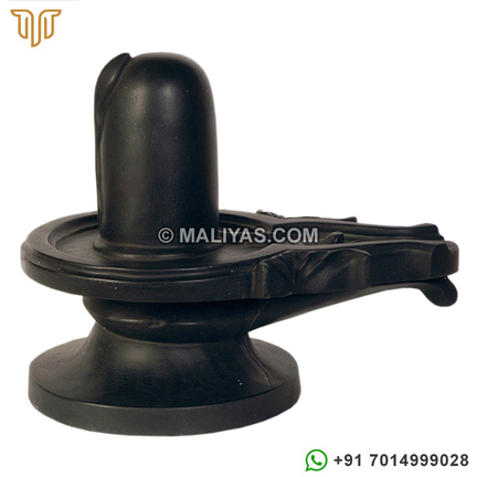 Marble shivling statue
