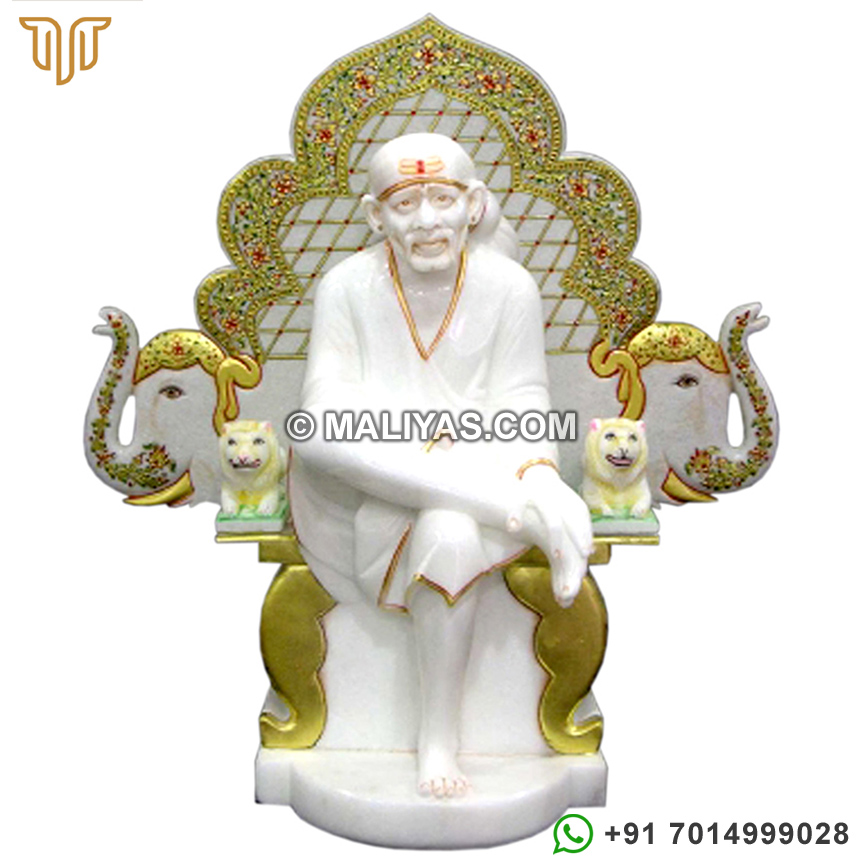 Masterpiece of Sai Baba from Marble