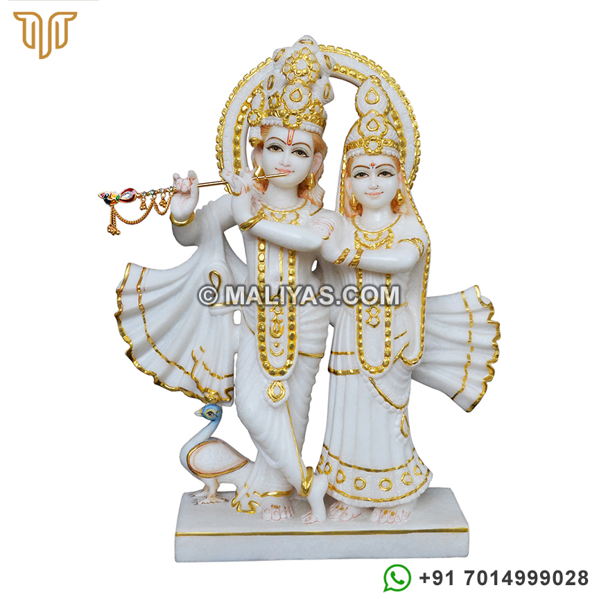 Radha Krishna Pair for temple and home