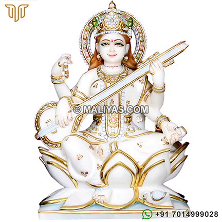 Saraswati Statue from Makrana Marble