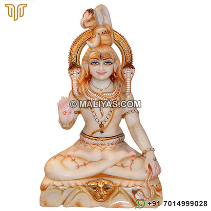 Shankar Murti carved out from marble Stone