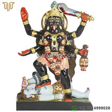 kali Maa Statue carved from Marble