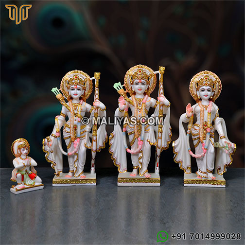 Artificial Marble Ram Darbar Statue