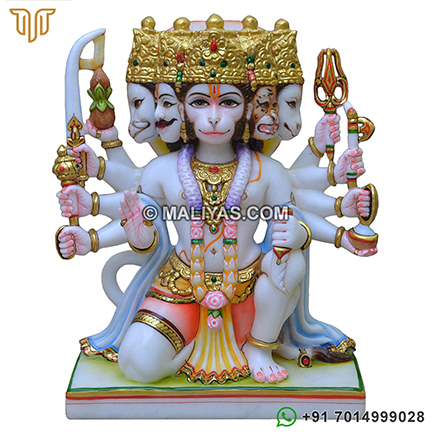Beautiful Panchmukhi Hanuman Murti