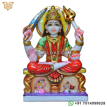 Beautiful Santoshi Mata Statue with Painting