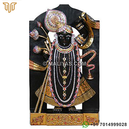Beautifull Marble Shrinathji Statue Manufacturers