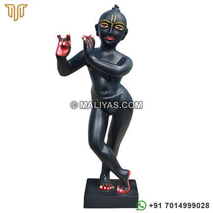 Black Lord krishna murti