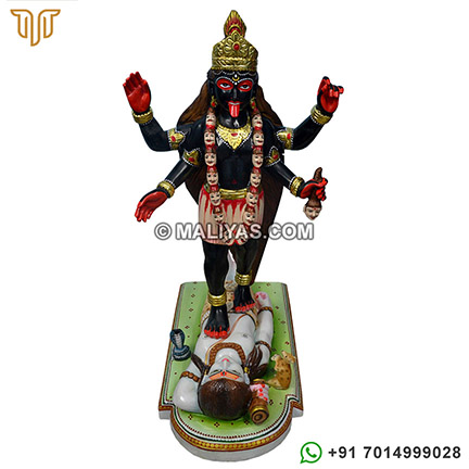 Black Marble Idol of Goddess Kali Maa