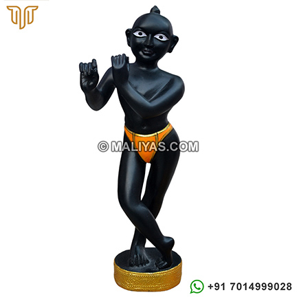 Black Marble isckon Krishna idol