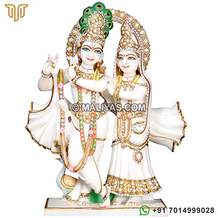 Buy Radha Krishna Murti from makrana marble