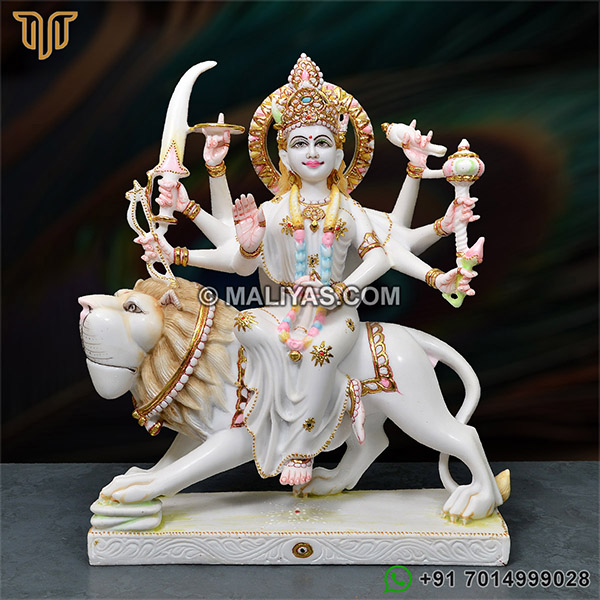 Fiber Durga Maa Moorti