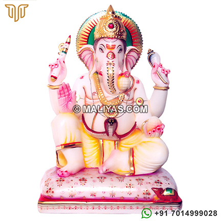 Ganesh Murti from makrana marble stone
