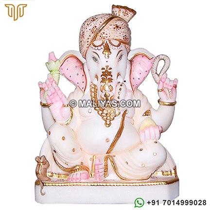 Ganpati Statue in marble stone
