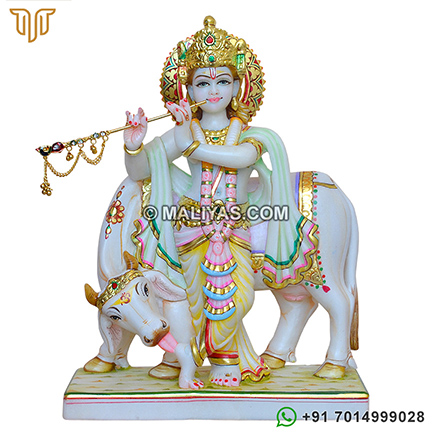 Gau Gopal Marble Statues