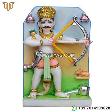 Ghantakarna Mahavir Statue in Marble
