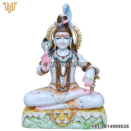 God Marble Shivji Statue Moorti