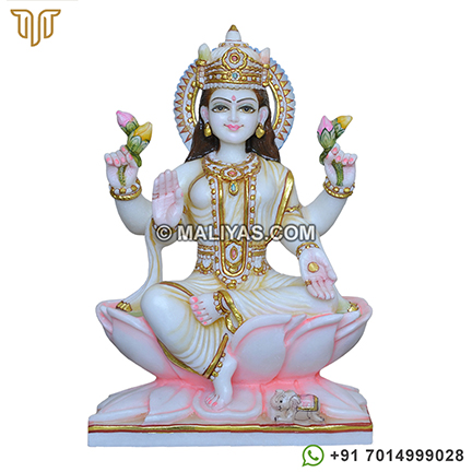 Goddess Lakshmi Murti of Marble
