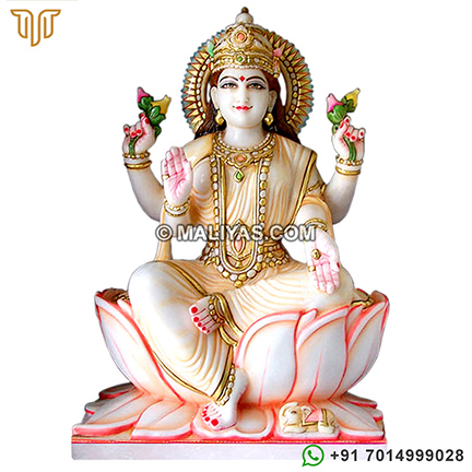 Goddess Lakshmi statue from Marble