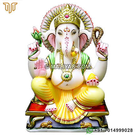 Gods Ganesh Deities carved in Marble stone
