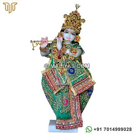 Iskcon Krishna Marble Moorti
