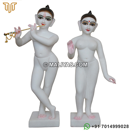 Iskcon Radha Krishna Statue For Temple
