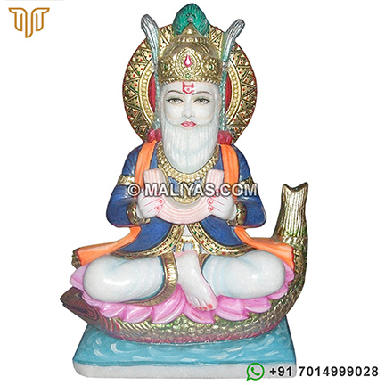 Jhulelal Murti from makrana marble