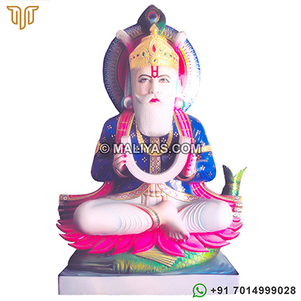 Jhulelala marble statue