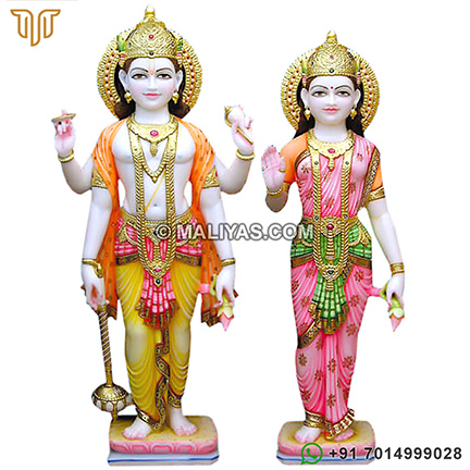Laxmi Narayan Statue from Spotless Marble