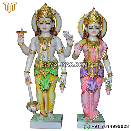 Laxmi Narayan Statue from Spotless Marble